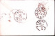 1868-SESTRI PONENTE C.2 + Punti (18.7) E PD Su Busta Affrancata Effigie Due C.20 - Storia Postale