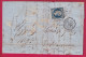 N°14 PARIS LOSANGE J GC PARIS 3 J 60 J POUR MARSEILLE LETTRE - 1849-1876: Periodo Classico