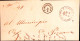 1867-LOMBARDO VENETO S. BONIFACIO C1 (9.3) Su Lettera Completa Testo In Franchig - Marcophilia