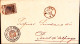 1876-BELLUNO C.2 (23.7) + Punti Su Lettera Completa Testo Affrancata C.20 (T26) - Poststempel