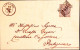 1872-VITTORIO C.2 (19.6) + Punti Su Lettera Completa Testo Affrancata C.20 (L26) - Marcophilie