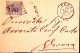 1875-CEREA C.2 (10.7) + Punti Su Busta Affrancata C.20 (L26) - Marcophilia