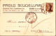 1929-LUGO Paolo Scudellari Cartolina Con Testatina Viaggiata - Marcophilie