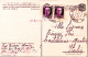 1943-Cartolina Franchigia Stampata In Grecia (Cerruto/Colla 4/14) Viaggiata Via  - Marcophilia