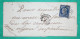 N°4 GRILLE MARSEILLE BOUCHES DU RHONE POUR LYON 1851 LETTRE COVER FRANCE - 1849-1876: Classic Period