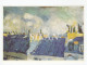Postal Picasso, Blue Roofs, Impresa En Bandury Inglaterra / Carte Postale Picasso, Toits Bleus, Imprimée à Bandury - Malerei & Gemälde