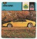 FICHE AUTOMOBILE - LOTUS ESPRIT - Voitures