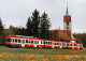 13919830 Oberdorf_BL Neuer Pendelzug Der Waldenburgerbahn Vor Der Kirche St Pete - Autres & Non Classés