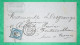 N°60A ETOILE DE PARIS N°16 R. TURBIGO POUR FONTAINEBLEAU SEINE ET MARNE 1874 LETTRE COVER FRANCE - 1849-1876: Periodo Clásico