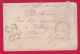 GUERRE 1870 GARDE MOBILE DE L'YONNE PERIERS MANCHE POUR VILLEROY PAR SENS YONNE LETTRE - Guerra Del 1870