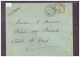 LETTRE AVEC CACHET LINEAIRE " BOSSONNENS " ET AMBULANT PALEZIEUX-BULLE-MONTBOVON - Poststempel