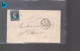 10  Lettres  Timbre N° 14 Napoléon III  Bleu     20 C   Sur Lettre Destination St Etienne &   Paris - 1849-1876: Période Classique