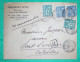 N°75 X2 + 90 X2 SAGE RECOMMANDE PONTAUDEMER EURE POUR PONT L'EVEQUE CALVADOS 1898 LETTRE COVER FRANCE - 1877-1920: Periodo Semi Moderno