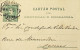 1903 Portugal Cartão Postal Inteiro D. Carlos I 25 R. Verde Enviado De Lisboa Para Cascais - Postwaardestukken