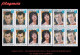 CUBA. BLOQUES DE CUATRO. 2001-26 OLVIDADOS POR EL OSCAR. ESTRELLAS DEL CINE - Unused Stamps