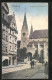 AK Augsburg, Passanten Auf Der Carolinenstrasse Mit Domkirche  - Augsburg