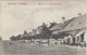 Old Postcard Gruss Aus Deutsch Szarcsa, Sutjeska, Banat, Serbia. Main Street And Church In Background. - Servië