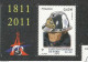 CD / Vintage / Plaquette Sous Blister 10 Timbres NEUFS BI CENTENAIRE SAPEUR POMPIER BSPP Sapeurs-pompiers - Firemen