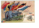 Carte Patriotique ( Drapeaux Drapeau Canon De 75 ) + Timbre Militaire 29e Artillerie De Campagne ( Camille Bellanger ) - Patriotic