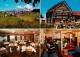 13881182 Schwellbrunn Pension Kurhaus Sonnenberg Gastraeume Panorama Schwellbrun - Autres & Non Classés