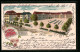 Lithographie Ludwigsburg, Arsenal-Kaserne Und Kasino  - Ludwigsburg
