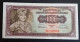 #1      Yugoslavia 1000 Dinara 1955  - With Number 2 - Yugoslavia