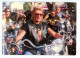 Johnny HALLYDAY Saint Tropez Aout 91 Ref:333 , Photo Marc Castagnet, Motos - Entertainers