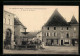 CPA La Tour-du-Pin, Place De La Sous-Préfecture Et Rue De La Gare  - La Tour-du-Pin