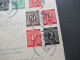 1947 Kontrollrat Ziffer MiF Mit 7 Marken! Einschreiben Fernbrief Nürnberg 30 - Sulgen Schramberg - Cartas & Documentos