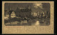 Lithographie Rottenburg A. N., Uferpartie Bei Mondschein  - Rottenburg