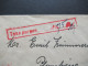 1947 Französische Zone Auslandsbrief In Die USA Konstanz 1 - Everett Washington Roter Ra1 Taxe Percue RM 75 - Algemene Uitgaven