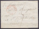 L. Càd VERVIERS /11 NOV 1836 Pour BRUXELLES - Port "5" (au Dos: Càd Bleu Arrivée BRUXELLES) - 1830-1849 (Onafhankelijk België)
