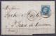 L. Affr. N° 29B Càd Bureau De Passe "1307 /28 FEVR 1869" & DIJON /28 FEVR 69 Pour ST-JEAN-DE-MAURIENNE (au Dos: Càd Ambu - 1863-1870 Napoléon III. Laure