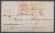 L. Cad MONS /17 JUIL. 1844 Pour SURICE, Déboursée Et Réexpédiée à RIENNE - [SR] - Port "3" (au Dos: Càd T18 De HEER Qui  - 1830-1849 (Onafhankelijk België)