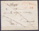 Env. (sans Contenu) Chargée Càd ANVERS /4 JUIN 1846 Pour DINANT - Griffes [CHARGE] & "P.P." (au Dos: Port "36" & Càd Arr - 1830-1849 (Belgica Independiente)
