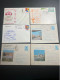 1980 MOSCOW SUMMER OLYMPICS  TORCH RELAY ROMANIA 34 DIFFERENT COVERS WITH CANCELATIONS - Summer 1980: Moscow