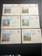 Delcampe - 1980 MOSCOW SUMMER OLYMPICS  TORCH RELAY ROMANIA 34 DIFFERENT COVERS WITH CANCELATIONS - Ete 1980: Moscou