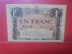 NICE 1 FRANC 1920/22 Circuler (B.33) - Chamber Of Commerce