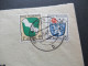 1947 Französische Zone Mi.Nr.1 Und Nr.7 MiF Tagesstempel Rheinfelden (Baden) Ortsbrief Umschlag Kohlenhandel - Emissioni Generali