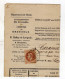 Document Avec Timbre 2C BRUN VAN DYK Oblitération 22/01/1869 - 1849-1876: Classic Period