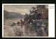 Künstler-AK Deutscher Schulverein Nr. 944, Hans Götzinger: Fluss Bei Hochwasser Reisst Ganze Bäume Mit Sich  - Guerre 1914-18