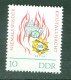 DDR  Michel  997  F42  * *  TB   Point Sur La Figne Du Premier Batiment  - Abarten Und Kuriositäten