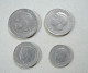 Monnaie.17. Cinq Monnaies. 10, 5, 2 Et 1 Drachma, 1968 Et 1966 - Grèce