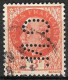 972	N°	521	Perforé	-	CN 304	-	COMPTOIR NATIONAL D’ESCOMPTE - Used Stamps