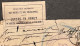 Lettre Administrative 1891 - Annotations-étiquette - Taxée 2 Décimes Par Erreur "Par Erreur / Bon Pour La Belgique" RRR - 1884-1891 Leopold II.