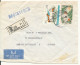 Lebanon Registered Bank Cover Sent Air Mail To Denmark  21-5-1971 Topic Stamps - Lebanon