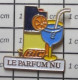 1618c Pin's Pins / Beau Et Rare /  PARFUMS / BRIQUET COCKTAIL. BLEU BIC LE PARFUM NU - Perfumes