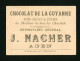 Photo Chromo   Liane De Pougy ( écrit Pougny )   Chocolat De Guyanne J. Nacher à Agen  Fototipia Bova Y C Barcelona - Unclassified