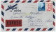 ESPANA 2PTAS +4PTAS DEFAUT LETTRE COVER AVION EXPRES MADRID 1953 TO FRANCE - Briefe U. Dokumente