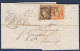 Bordeaux N° 47 Et 48 Sur Lettre De Toulouse Pour St Gaudens - 1870 Bordeaux Printing